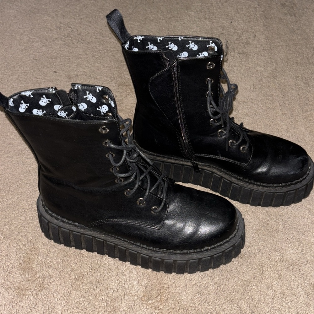Combat boots black - Picture 2 of 12
